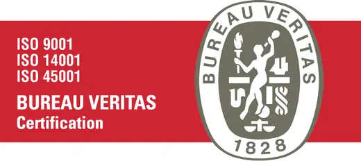 Sello ISO 9001, ISO 14001, ISO 45001